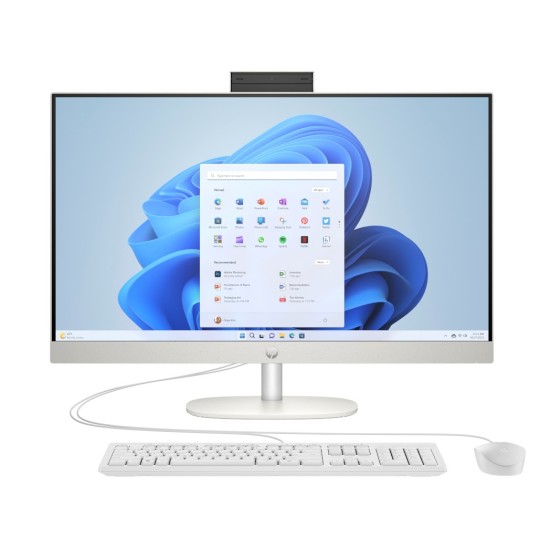 HP All-in-One PC 24-cr0112ng [60,5cm (23,8) FHD-Display, Intel N100, 8GB RAM, 512GB SSD, DOS]